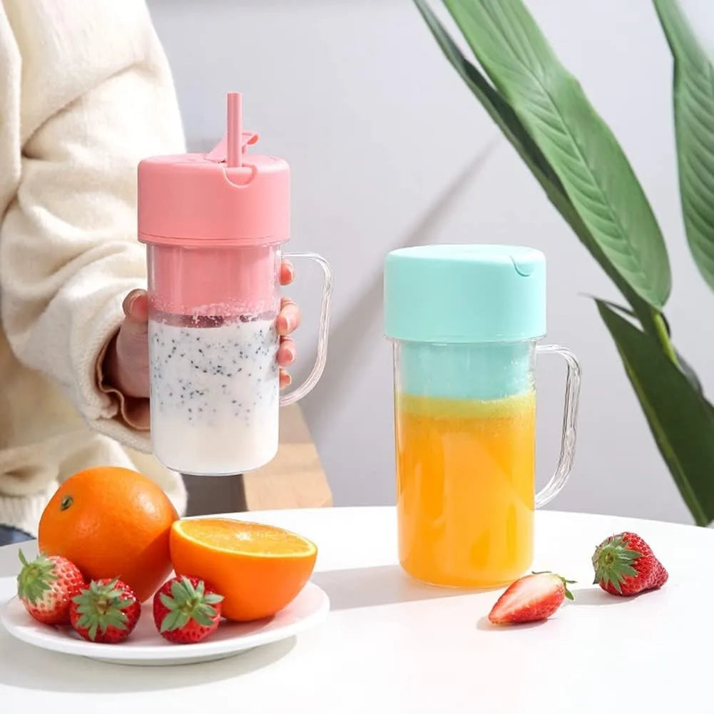 2 IN1 PORTABLE CRUSHER JUICER WITH HANDLE & STRAW