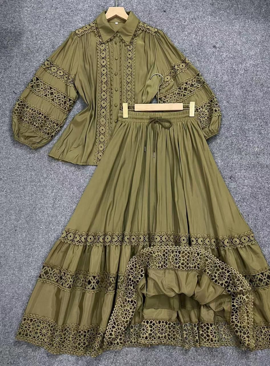 Dealistaan Most Demanding Design Stitched Western Style Panel Work Long Frock For Women and Girls