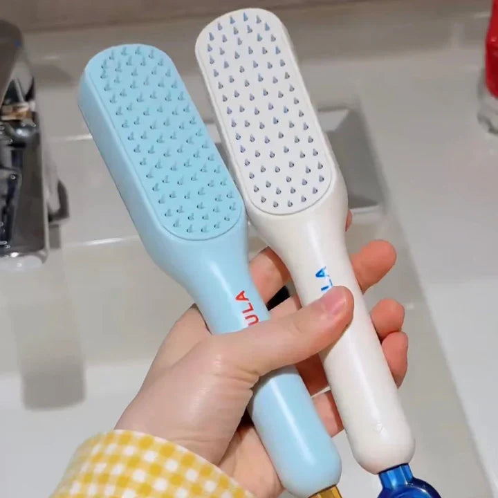 Self-Cleaning Anti-Static Massage Comb