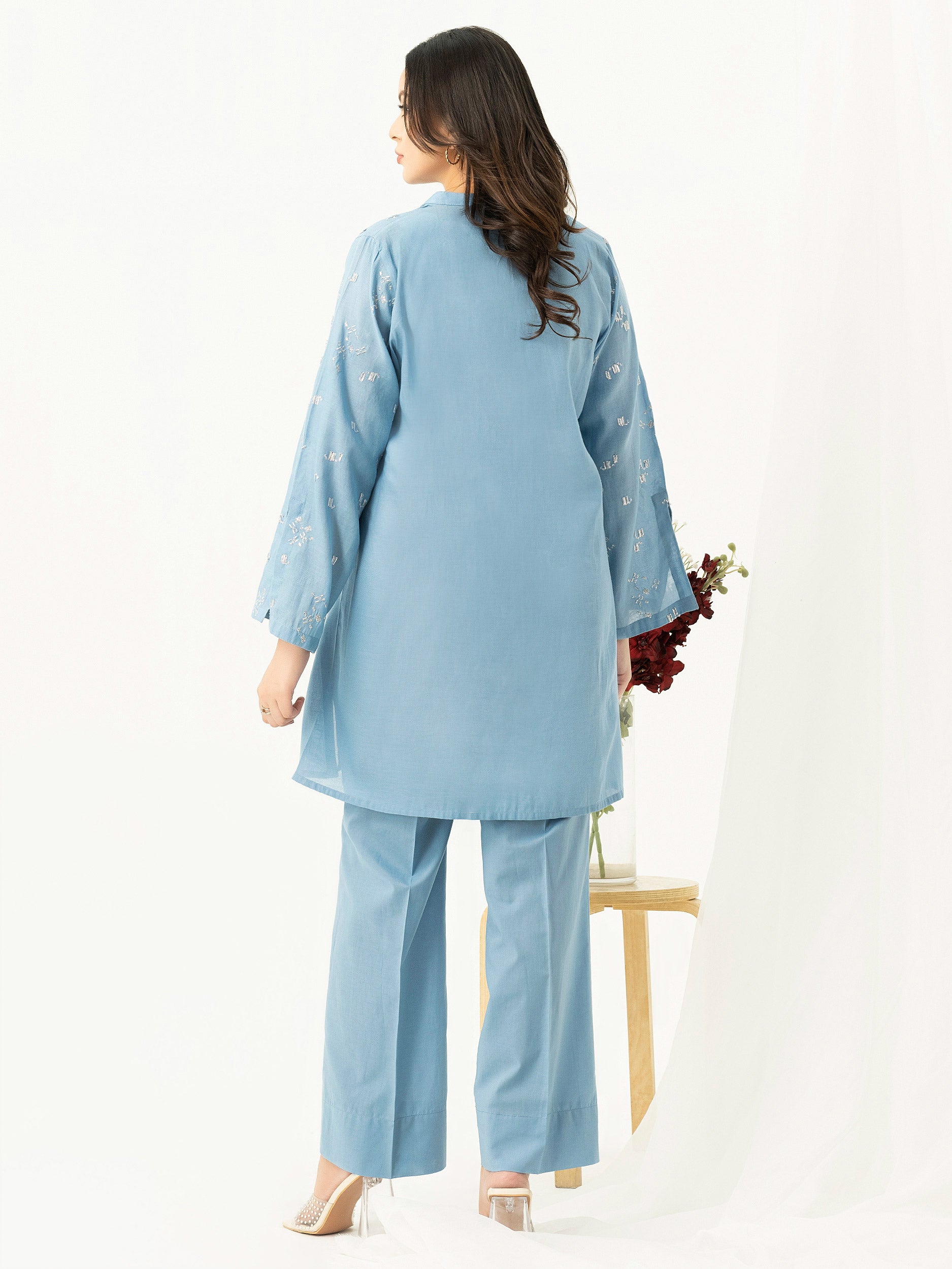2 Piece Lawn Suit-Embroidered (Pret)