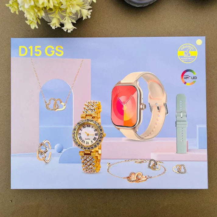 D15 GS -SmartWatch For Women Advance Combo