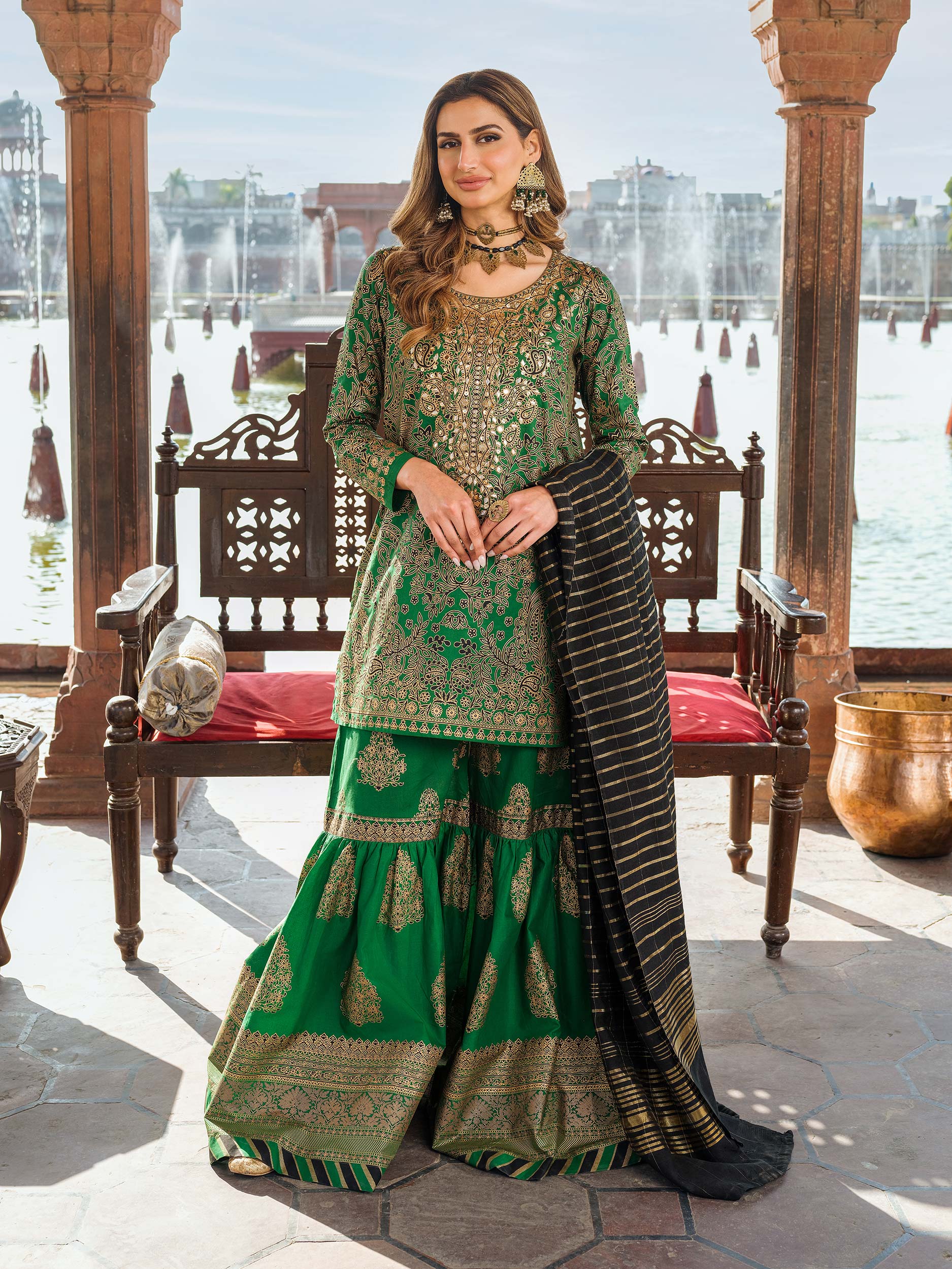 3 Piece Lawn Suit-Embellished (Pret)