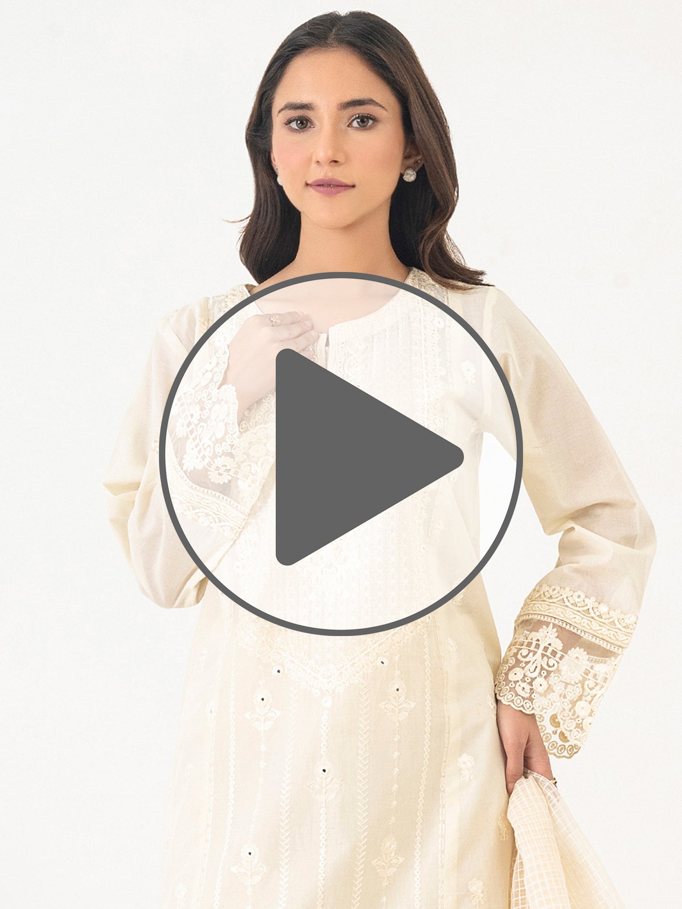 3 Piece Lawn Suit-Embroidered (Pret)