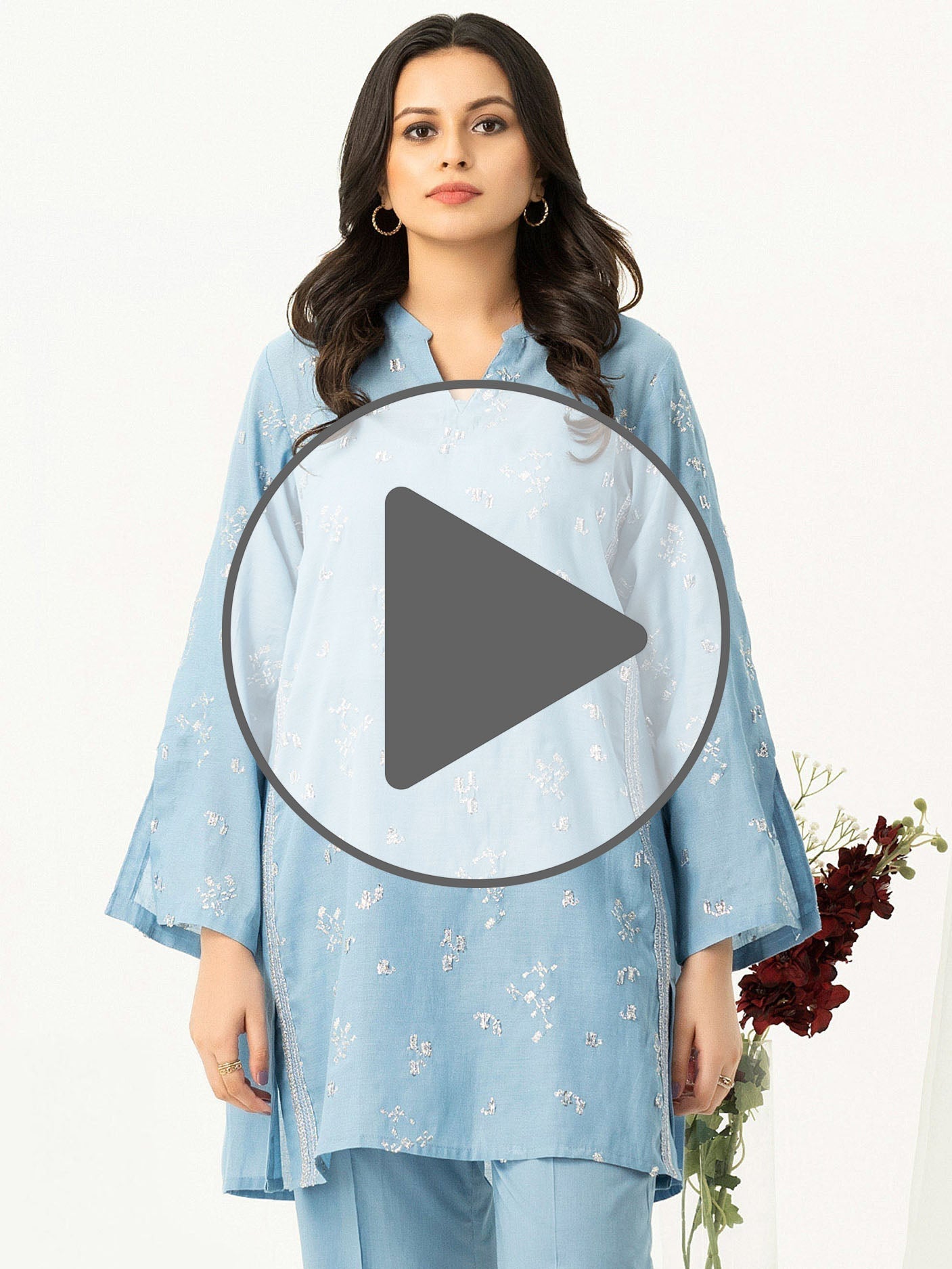 2 Piece Lawn Suit-Embroidered (Pret)